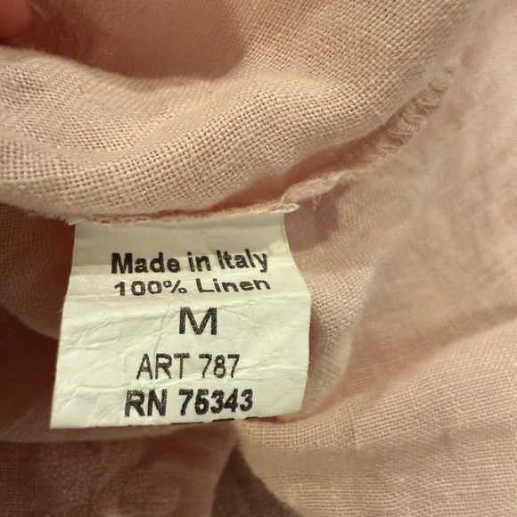 Terzo Millennio Light Pink Floral Blouse - Picture 5 of 6